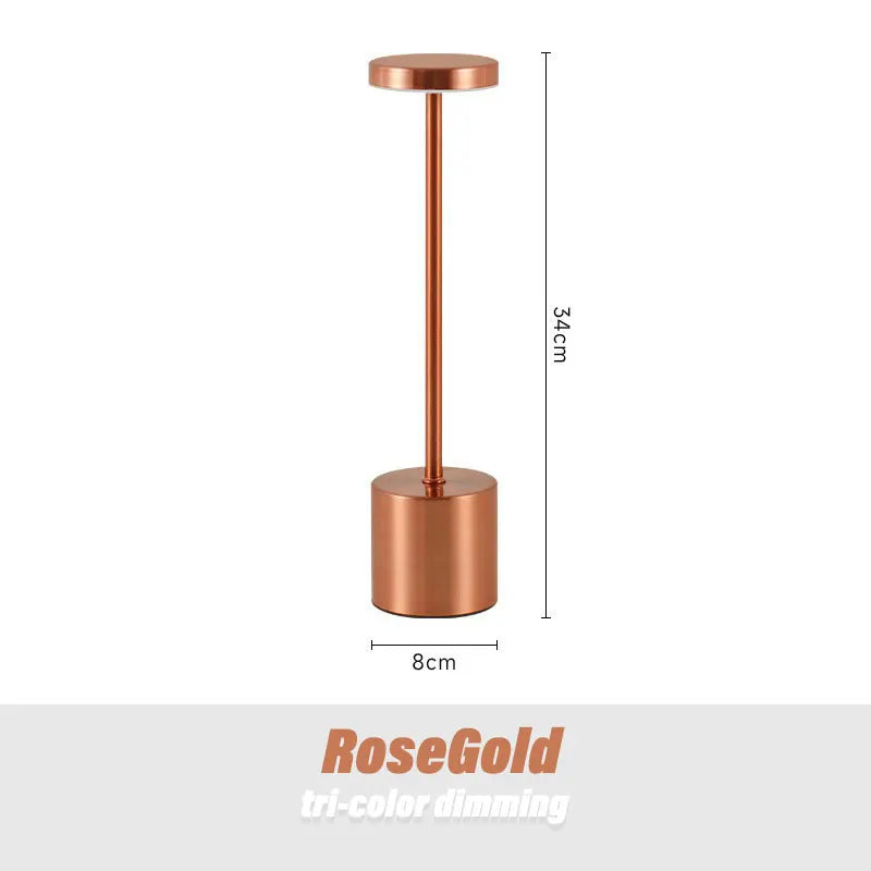 Cordless LED Table Lamp with 3-Color Dimming