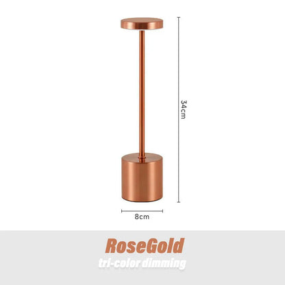 Cordless LED Table Lamp with 3-Color Dimming