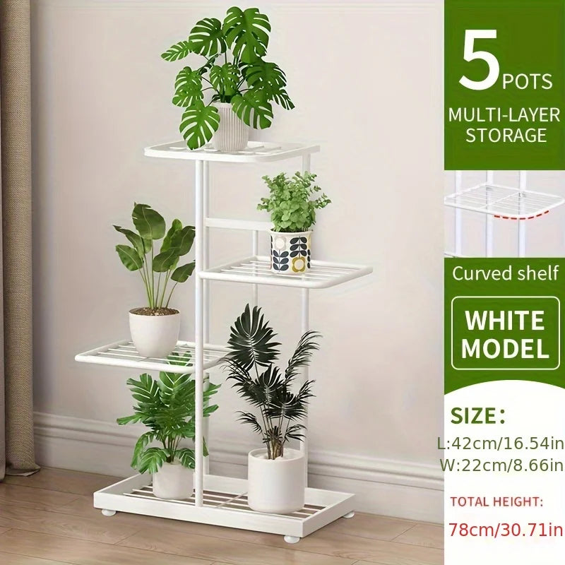 Indoor Wooden Tiered Plant Stand