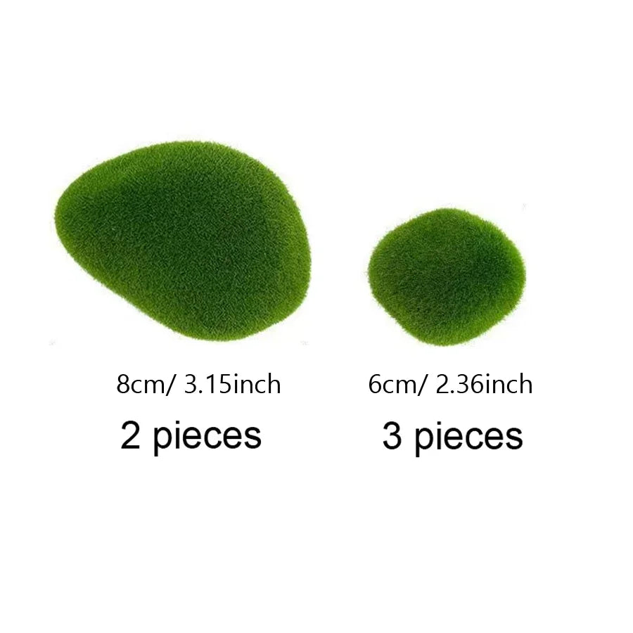 Artificial Moss Rocks