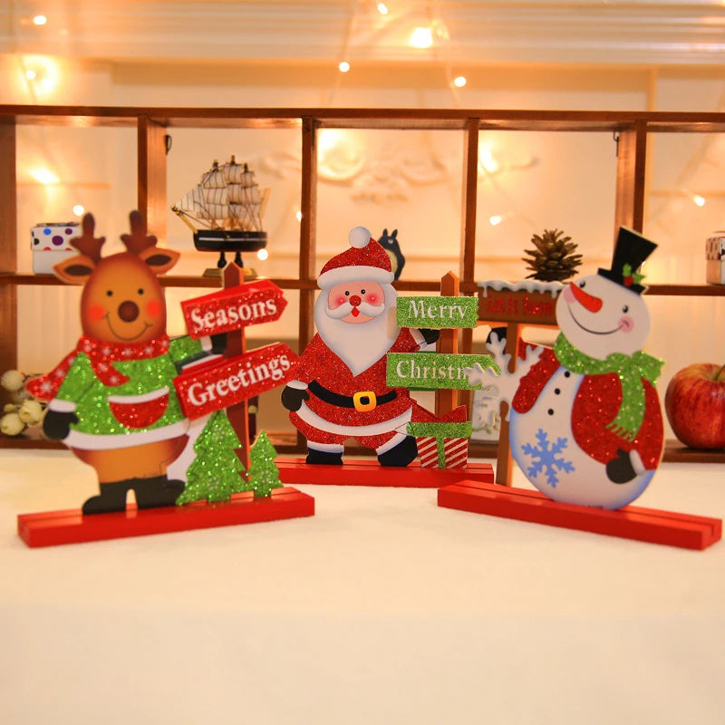 Christmas Tree DIY Stereo Wooden Set