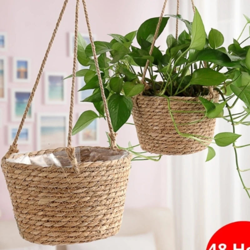 Jute Rope Hanging Planter Macrame