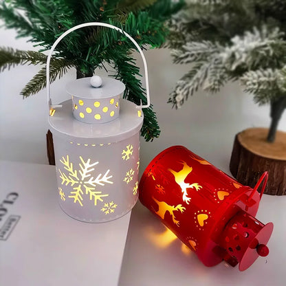 Vintage Christmas Lanterns with LED Light
