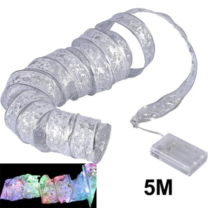 Christmas Ribbon Fairy Light