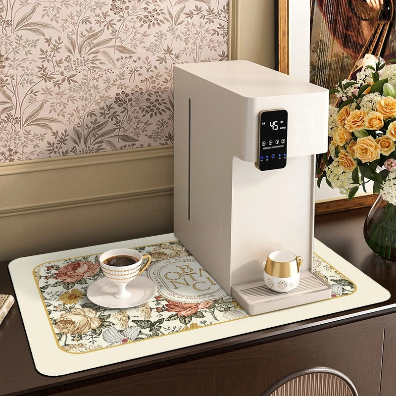 Printed Absorbent Dish Drying Mat