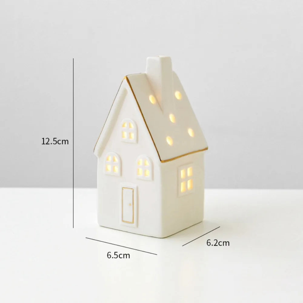 Christmas Village Houses Figurines