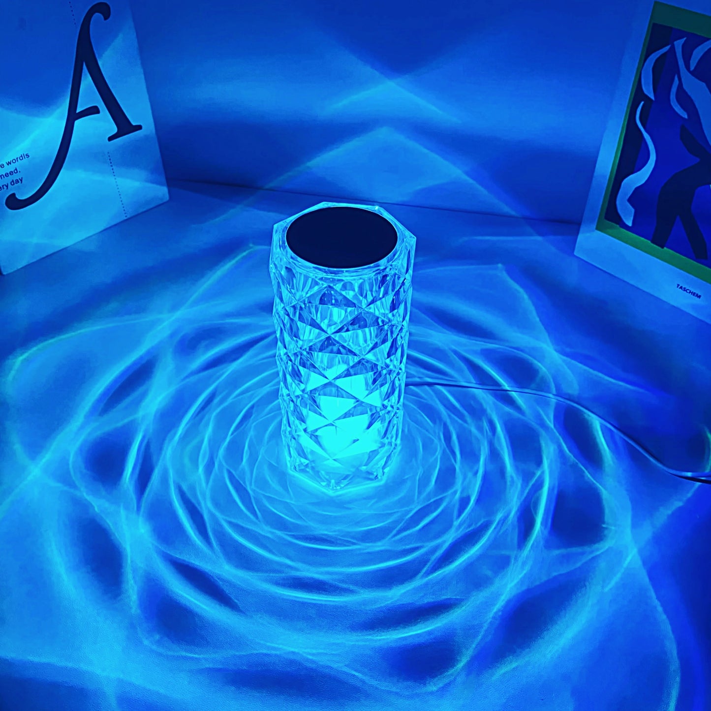 Touch-Control Crystal Desk Lamp