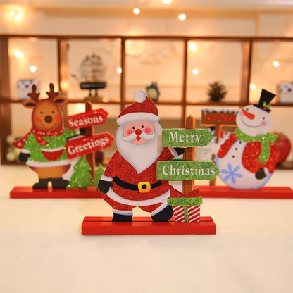 Christmas Tree DIY Stereo Wooden Set