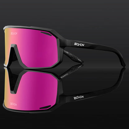 SCVCN Cycling Sunglasses – UV400 MTB Bike Goggles for Men & Women