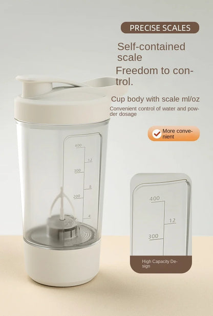 Portable Electric Shaker Bottle | USB Rechargeable Protein Mixer