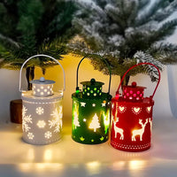 Vintage Christmas Lanterns with LED Light