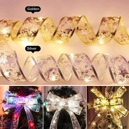 Christmas Ribbon Fairy Light