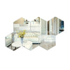 6PCS Silver
