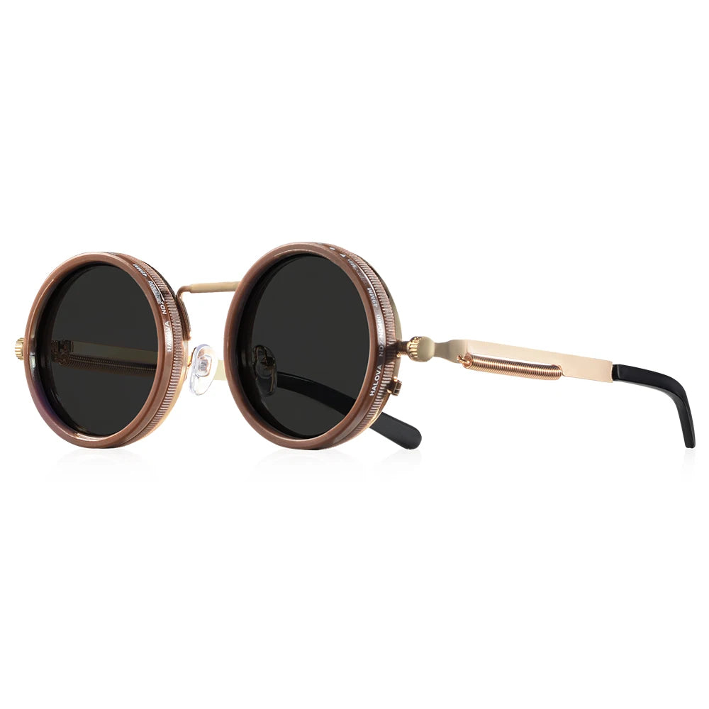 CRIXALIS Adjustable Dimming Round Sunglasses – Polarized UV400 ND9