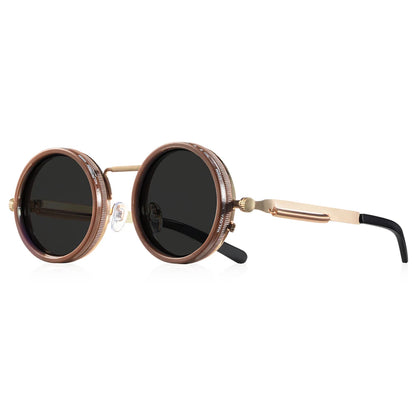 CRIXALIS Adjustable Dimming Round Sunglasses – Polarized UV400 ND9