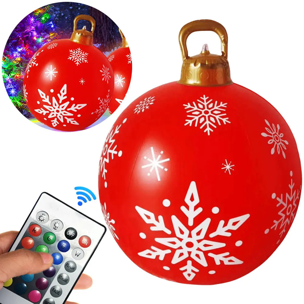 Inflatable Christmas Balls Light