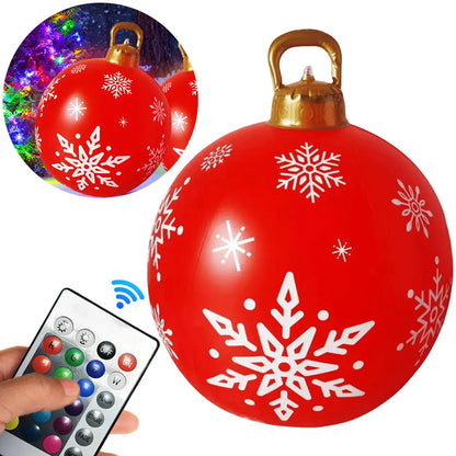 Inflatable Christmas Balls Light