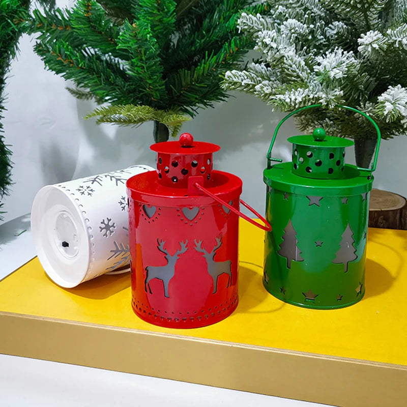 Vintage Christmas Lanterns with LED Light
