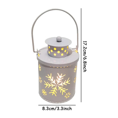 Vintage Christmas Lanterns with LED Light