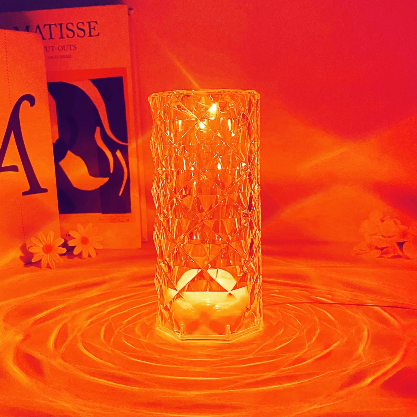 Touch-Control Crystal Desk Lamp