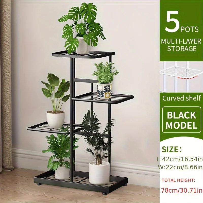 Indoor Wooden Tiered Plant Stand