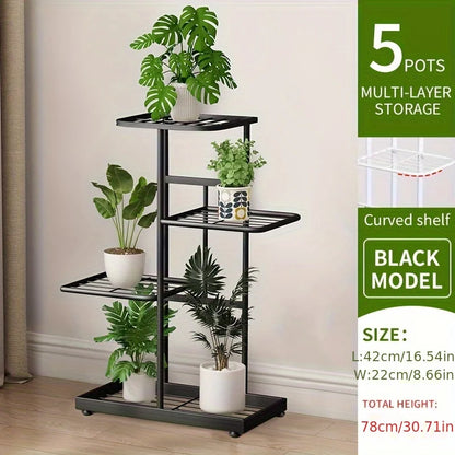 Indoor Wooden Tiered Plant Stand