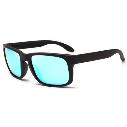 Classic Black Square Polarized Sunglasses – UV400 Sport & Fashion