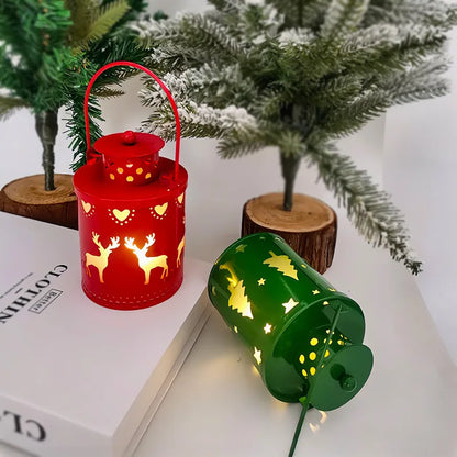 Vintage Christmas Lanterns with LED Light