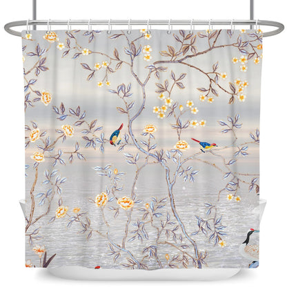 Tropical Leaf Shower Curtain