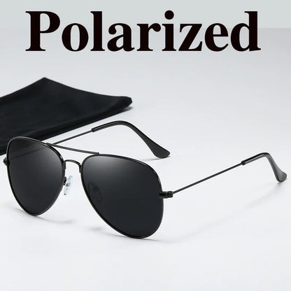 Men's Luxury Polarized Sunglasses – UV400 Square Alloy Frame