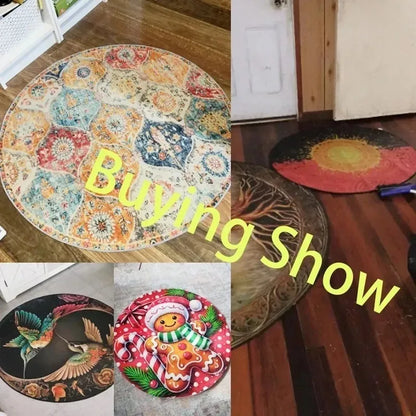 Vintage Boho Round Rug