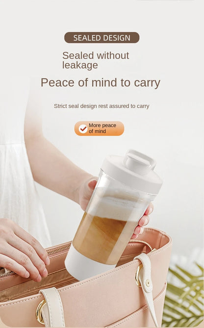 Portable Electric Shaker Bottle | USB Rechargeable Protein Mixer