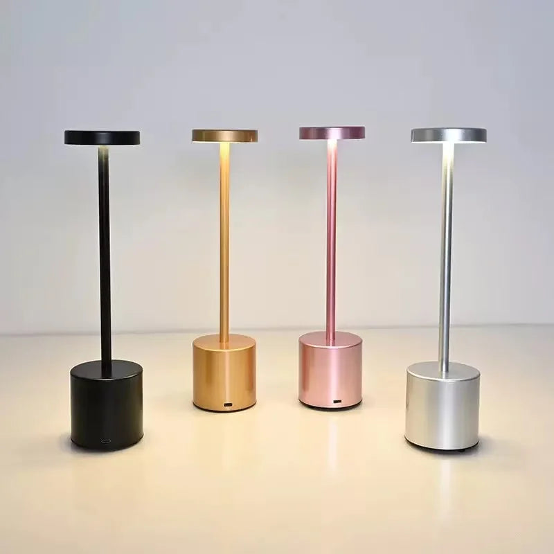 Cordless LED Table Lamp with 3-Color Dimming