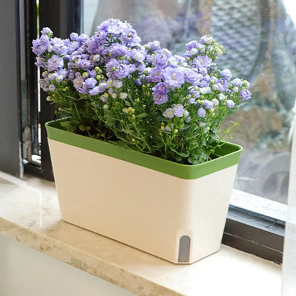 Self Watering Flower Planter Box