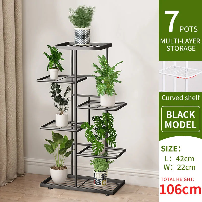 Indoor Wooden Tiered Plant Stand