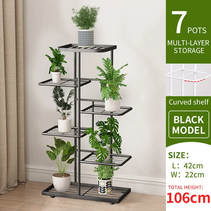 Indoor Wooden Tiered Plant Stand
