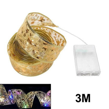 Christmas Ribbon Fairy Light