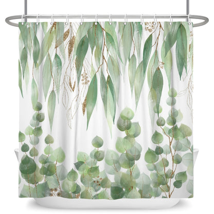 Tropical Leaf Shower Curtain