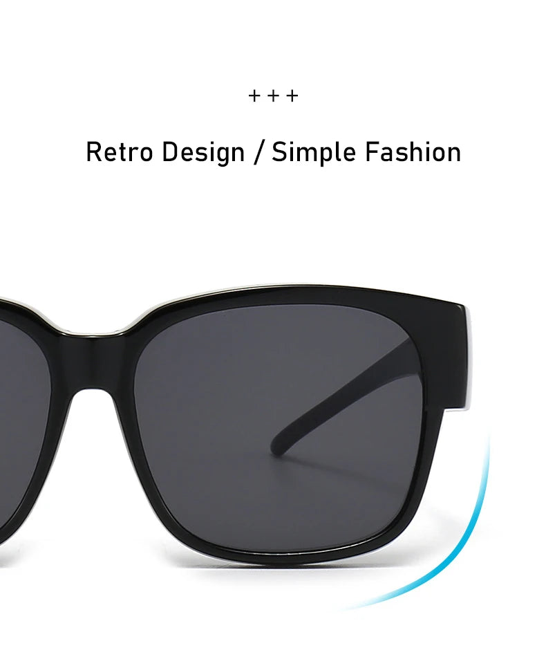 Over-Glasses Polarized Sunglasses – Fits Over Prescription Glasses, Night Vision & UV400