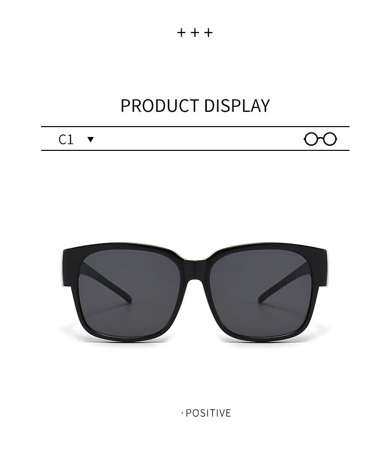 Over-Glasses Polarized Sunglasses – Fits Over Prescription Glasses, Night Vision & UV400