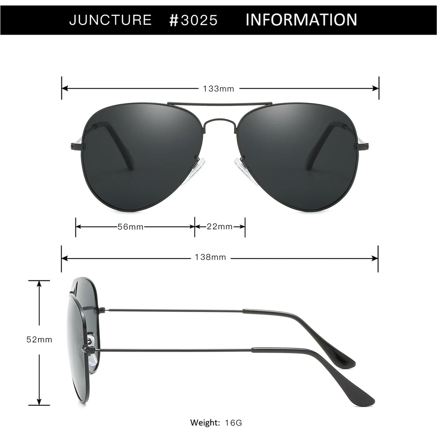 Men's Luxury Polarized Sunglasses – UV400 Square Alloy Frame
