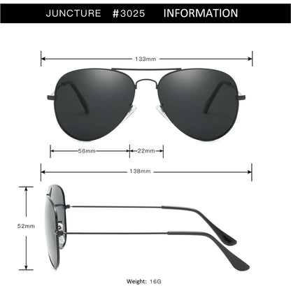 Men's Luxury Polarized Sunglasses – UV400 Square Alloy Frame