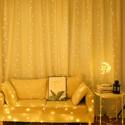 LED Curtain Fairy String Lights Decoration
