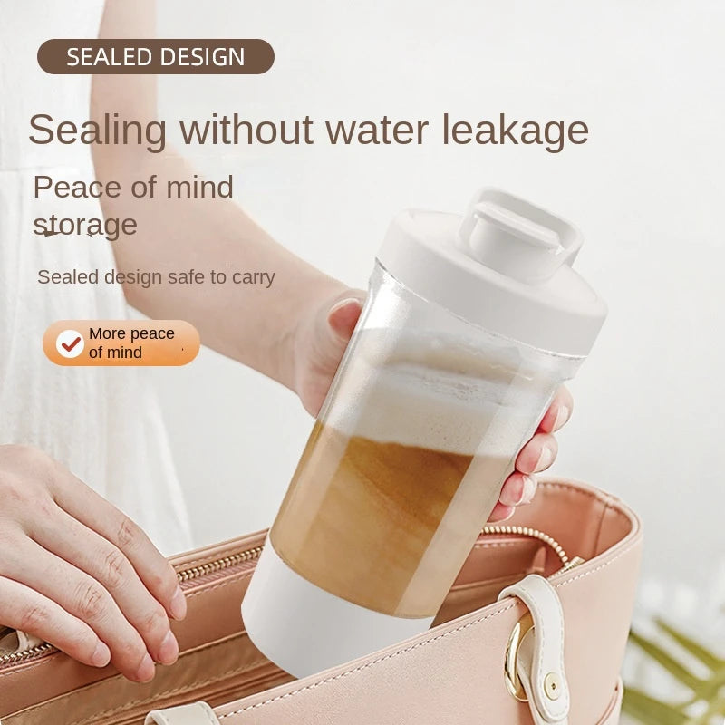 Portable Electric Shaker Bottle USB Rechargeable Blender
