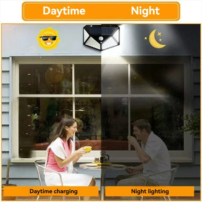 LED Solar Motion Sensor Wall Light
