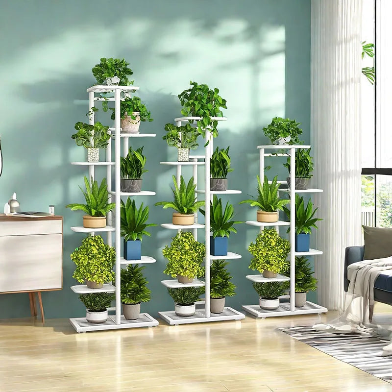 Indoor Wooden Tiered Plant Stand