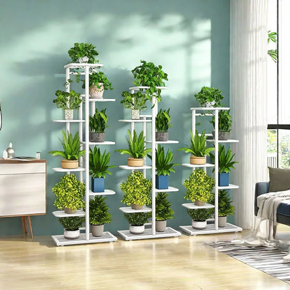 Indoor Wooden Tiered Plant Stand