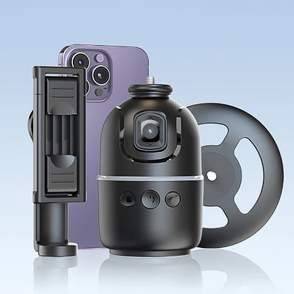 360° Auto Face Tracking Tripod – AI Phone Holder with Gesture Control
