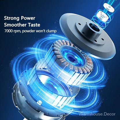 Portable Electric Shaker Bottle | USB Rechargeable Protein Mixer
