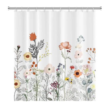 Tropical Leaf Shower Curtain